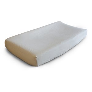 Mushie Changing Pad Cover Fog